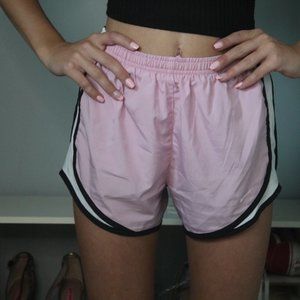 Pink Nike shorts